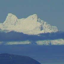 Monte Sarmiento seen from Cabo San Isidro